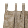 Zasłony z weluru 2 pcs szampański 245 x 140 cm Aksamit