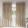 Zasłony z weluru 2 pcs szampański 260 x 140 cm Aksamit