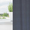 Firany blackout z kółkami 2 pcs Antracyt 260 x 140 cm Poliester