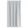 Firany blackout z kółkami 2 pcs Jasnoszary 140 x 140 cm