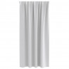 Firany blackout z kółkami 2 pcs Jasnoszary 175 x 140 cm