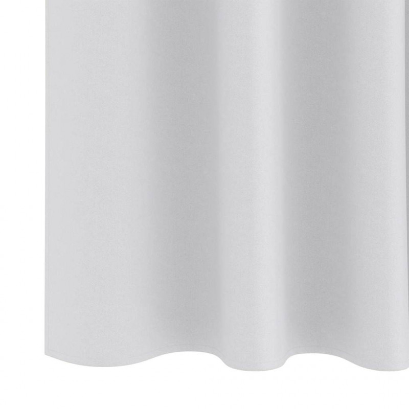 Firany blackout z kółkami 2 pcs Jasnoszary 260 x 140 cm