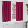 Firany blackout z kółkami 2 pcs Czerwone wino 175 x 140 cm