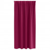 Firany blackout z kółkami 2 pcs Czerwone wino 175 x 140 cm