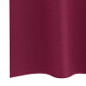 Firany blackout z kółkami 2 pcs Czerwone wino 175 x 140 cm