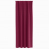 Firany blackout z kółkami 2 pcs Czerwone wino 225 x 140 cm