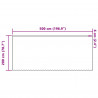 Firanka Koronkowa z zasłonami Biały 200 x 500 cm Poliester