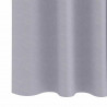 Firany blackout z kółkami 2 pcs Metaliczny Szary 175 x 140 cm