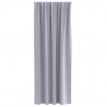 Firany blackout z kółkami 2 pcs Metaliczny Szary 225 x 140 cm