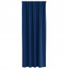 Firany blackout z kółkami 2 pcs Ciemnoniebieski 245 x 140 cm