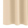 Firany blackout z kółkami 2 pcs Kremowy 245 x 140 cm Poliester