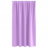 Firany blackout z kółkami 2 pcs Fioletowy 140 x 140 cm