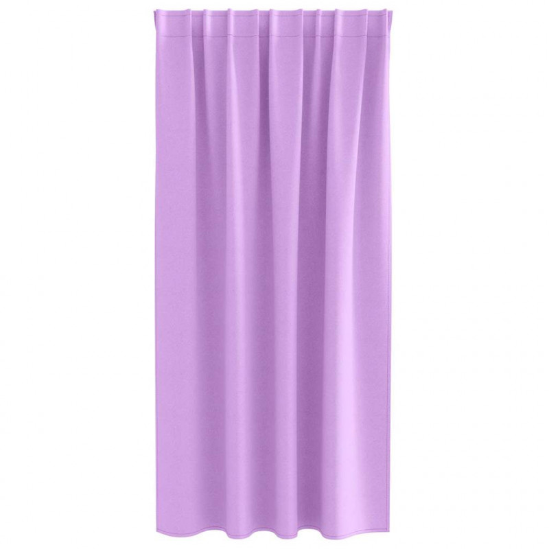 Firany blackout z kółkami 2 pcs Fioletowy 175 x 140 cm