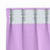 Firany blackout z kółkami 2 pcs Fioletowy 225 x 140 cm