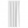 Firany blackout z kółkami 2 pcs Jasna biel 175 x 140 cm