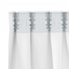 Firany blackout z kółkami 2 pcs Jasna biel 175 x 140 cm