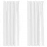 Firany blackout z kółkami 2 pcs Czysta Biała 245 x 140 cm