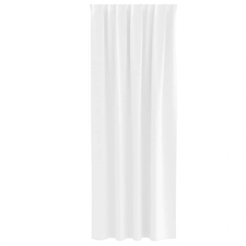 Firany blackout z kółkami 2 pcs Czysta Biała 245 x 140 cm