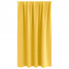 Firany blackout z kółkami 2 pcs Musztardowy Żółty 140 x 140 cm