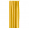 Firany blackout z kółkami 2 pcs Musztardowy Żółty 245 x 140 cm