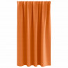 Firany blackout z kółkami 2 pcs Jasnopomarańczowy 140 x 140 cm