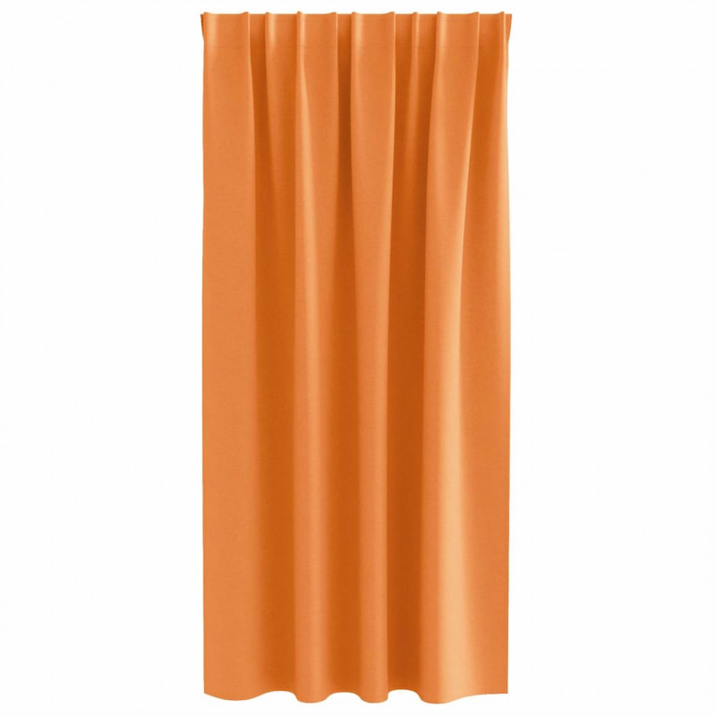 Firany blackout z kółkami 2 pcs Pomarańczowy 175 x 140 cm