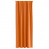 Firany blackout z kółkami 2 pcs Jasnopomarańczowy 260 x 140 cm