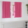 Firany blackout z kółkami 2 pcs Jasnoróżowy 140 x 140 cm