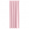 Firany blackout z kółkami 2 pcs Dziecięcy róż 245 x 140 cm