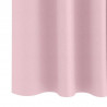 Firany blackout z kółkami 2 pcs Dziecięcy róż 245 x 140 cm