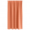 Firany blackout z kółkami 2 pcs terakota 140 x 140 cm Poliester
