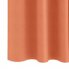 Firany blackout z kółkami 2 pcs terakota 175 x 140 cm Poliester