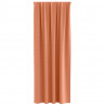 Firany blackout z kółkami 2 pcs terakota 260 x 140 cm Poliester