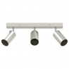 Reflektor sufitowy Z reflektorami Nikiel 38 x 6 x 16 cm Metal