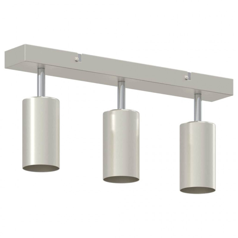 Reflektor sufitowy Z reflektorami Nikiel 38 x 6 x 16 cm Metal