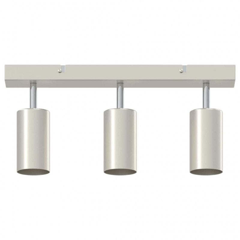 Reflektor sufitowy Z reflektorami Nikiel 38 x 6 x 16 cm Metal