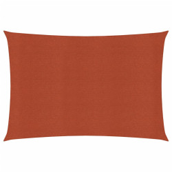 Żagiel przeciwsłoneczny, 160 g/m², terakotowy, 3,5x4,5 m, HDPE