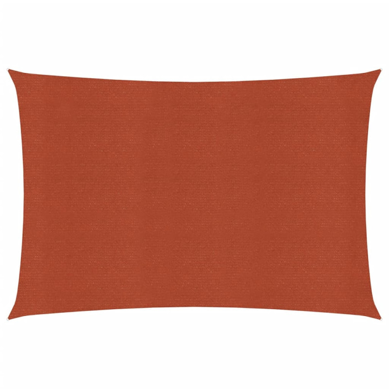 Żagiel przeciwsłoneczny, 160 g/m², terakotowy, 3,5x4,5 m, HDPE
