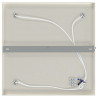 Reflektor sufitowy Z reflektorami Nikiel 26 x 26 x 16 cm Metal
