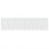 Firanka Koronkowa z zasłonami Biały 100 x 600 cm Poliester