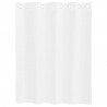 Firany Voile z zasłonami 2 pcs Biały 140 x 140 cm Poliester