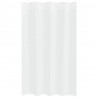 Firany Voile z zasłonami 2 pcs Biały 175 x 140 cm Poliester