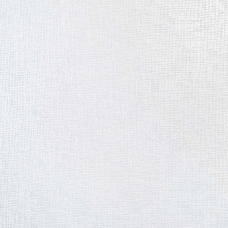 Firany Voile z zasłonami 2 pcs Biały 175 x 140 cm Poliester