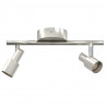 Reflektor sufitowy Z reflektorami Nikiel 25,5 x 8 x 11 cm Stal