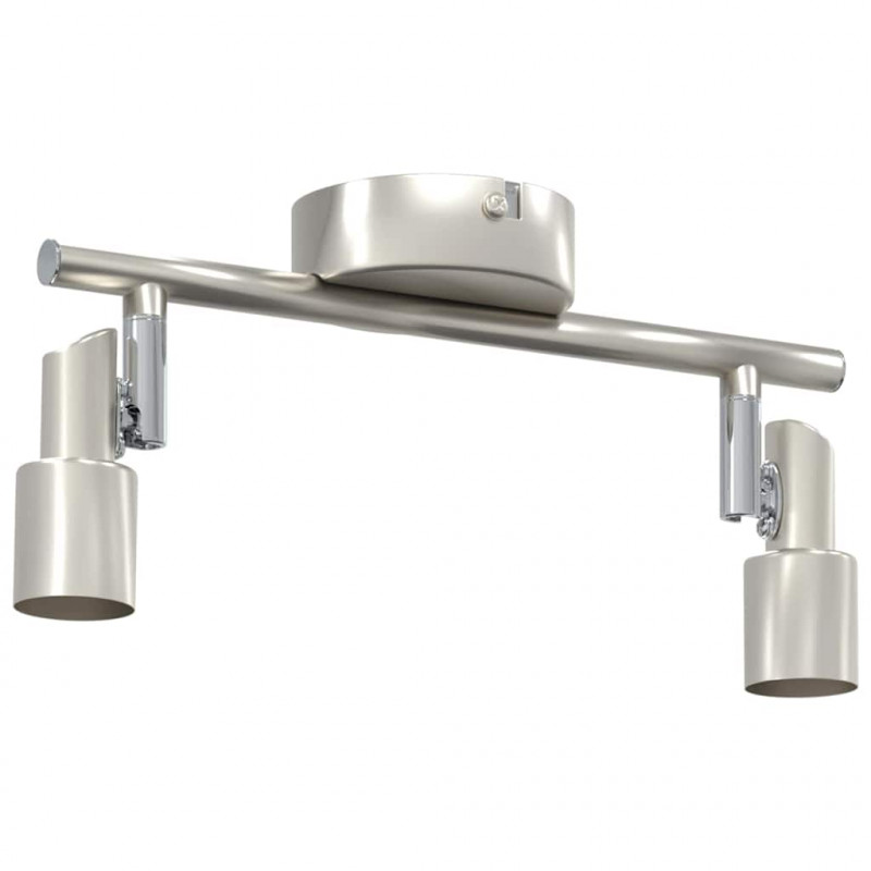 Reflektor sufitowy Z reflektorami Nikiel 25,5 x 8 x 11 cm Stal