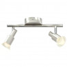 Reflektor sufitowy Z reflektorami Nikiel 25,5 x 8 x 11 cm Stal