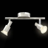 Reflektor sufitowy Z reflektorami Nikiel 25,5 x 8 x 11 cm Stal