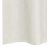 Firany Voile z zasłonami 2 pcs Kremowy 175 x 140 cm Poliester