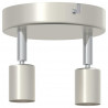 Reflektor sufitowy Z reflektorami Nikiel 12 x 8 cm Stal