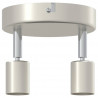 Reflektor sufitowy Z reflektorami Nikiel 12 x 8 cm Stal